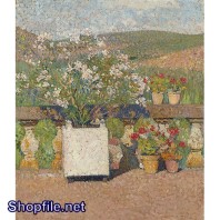 TSD3550 - Tranh sơn dầu hoa đẹp lung linh